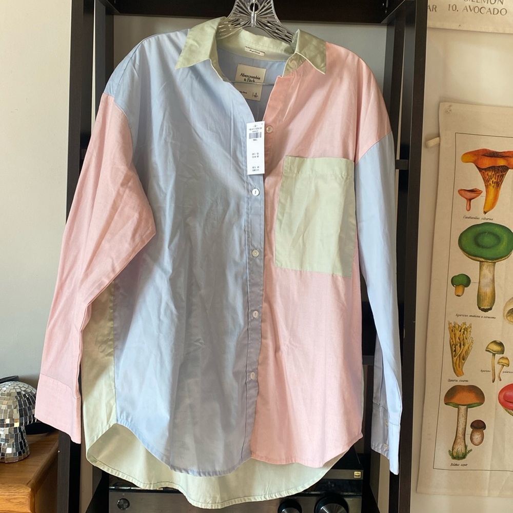 Abercrombie & Fitch Oversized Button-Down Shirt